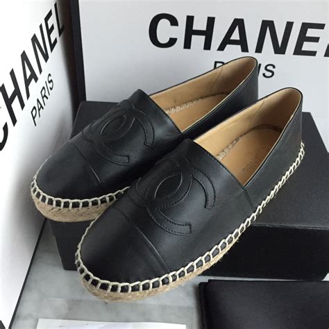 chanel espadrilles pearl replica|chanel dupe leather.